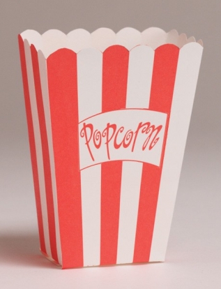 Kastītes uzkodām "Pop-corn" (8 gab)